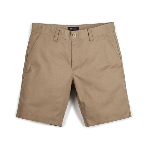 NWT Men's Brixton Chino Short in Khaki - Size 30 - Picture 1 of 3